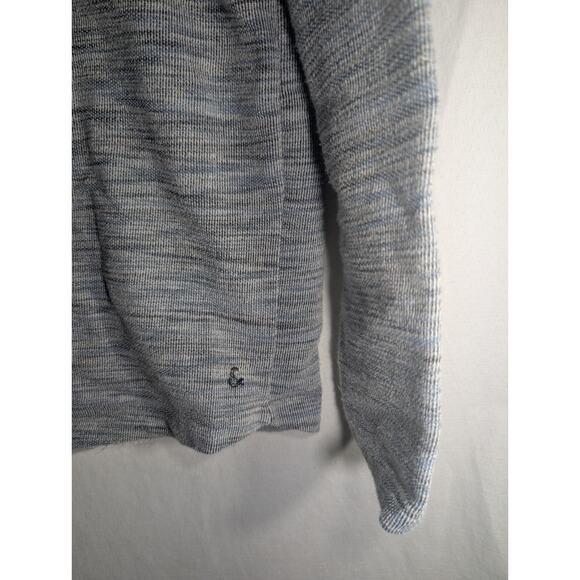 Jack & Jones Mens Premium Sweat Crewneck Sweater sz L Heather Gray Blue Textured - Picture 2 of 6